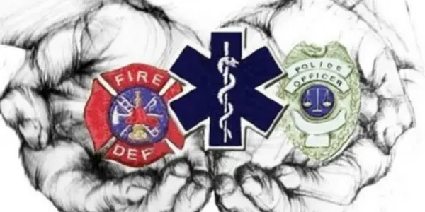 Here's an alt tag for the image: Supporting Fire, EMS, and Police.